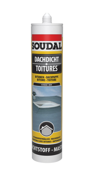 SOUDAL Dachdicht Dichtstoff 300ml schwarz