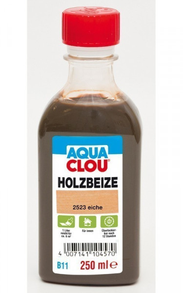 Holzbeize AQUA CLOU Eiche 250 ml