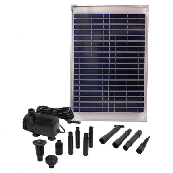 Ubbink® Gartenbrunnen Pumpen Set SolarMax® 1000 mit Solarpanel