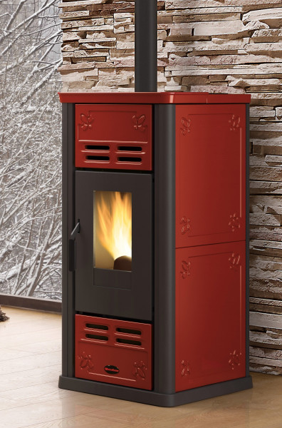 Pelletofen La Nordica Serafina bordeaux 7kW