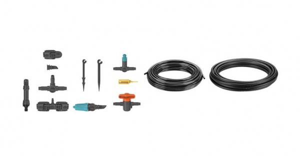 Micro-Drip Tropfbewässerung Set Terrasse 30 Pflanzen 13400-20