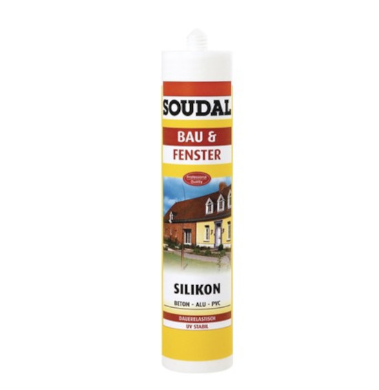 SOUDAL Silikon 310 ml transparent Fenstersilikon