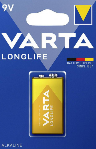 VARTA Long Life 9 Volt 1 Stück