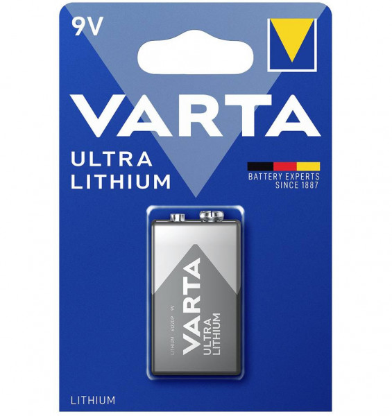 VARTA Lithium 9 Volt E - Block 1 Stück