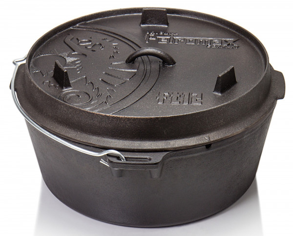 Feuertopf / Dutch Oven Petromax ft12-t ohne Fuß für 14-20 Personen