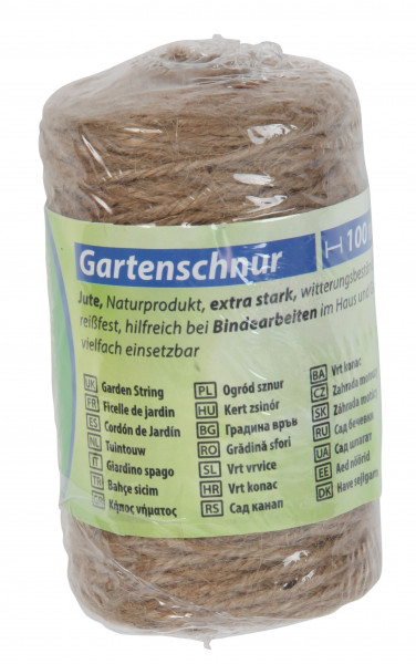 Jute Gartenschnur classic floraworld 100m natur