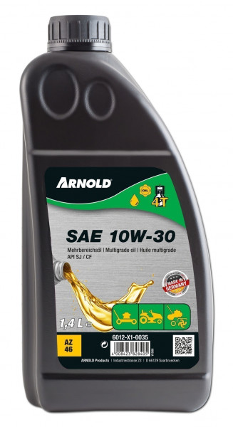 Arnold Motorenöl / Mehrbereichsöl 4-Takt SAE 10 W-30 1,4L