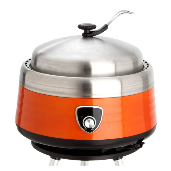 Holzkohlegrill Vulcano orange